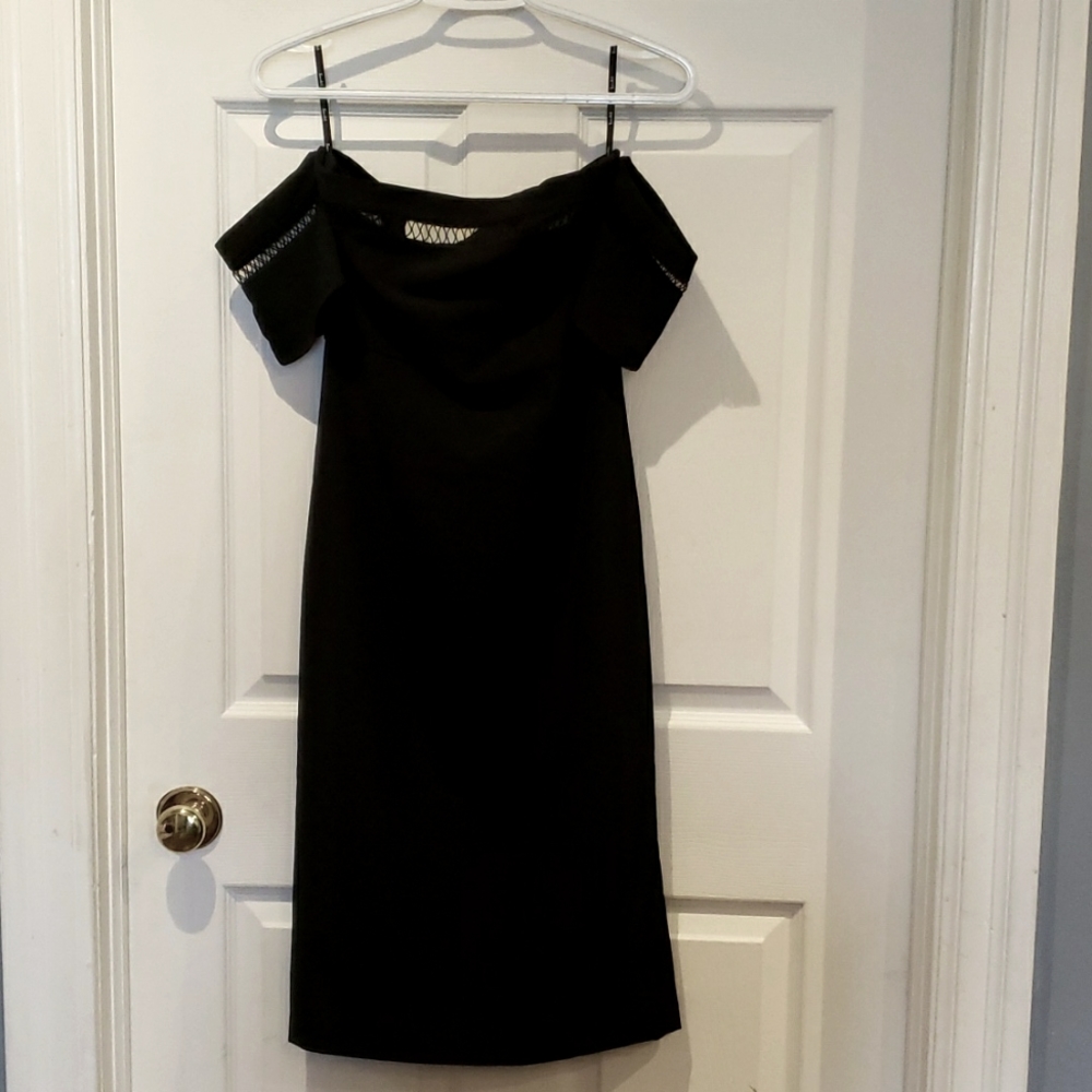 NWT Bardot Black Midi Dress